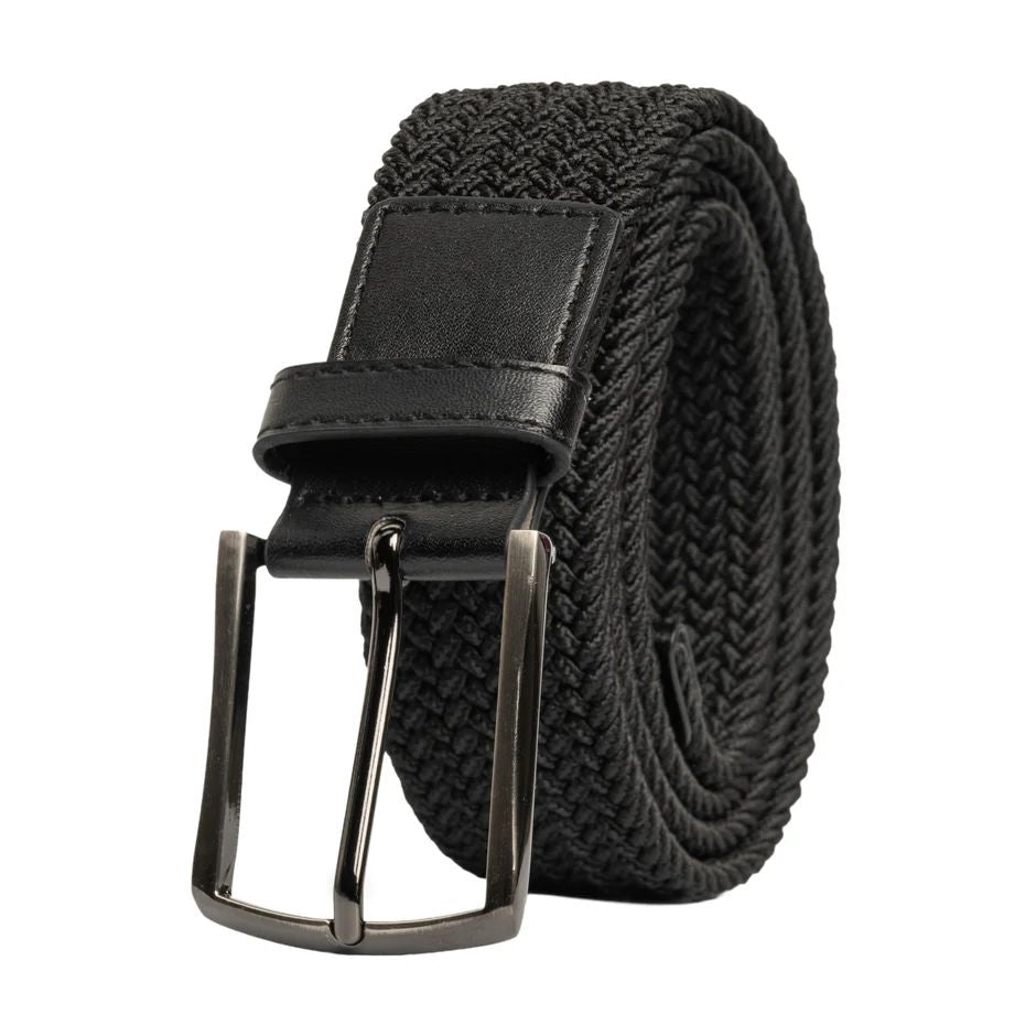 Ceinture élastique noir CUSTOM LEATHER (04-NOIR - 262708) MODÈLE: 4844
