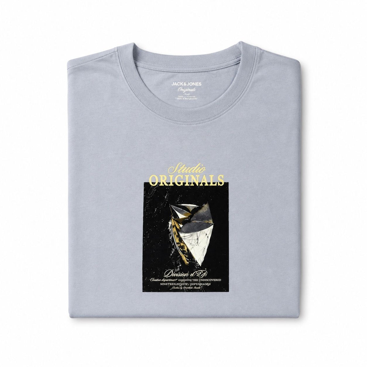 T-shirt imprimé manches courtes JACK & JONES (BLEU - 262738) MODÈLE: 12291022
