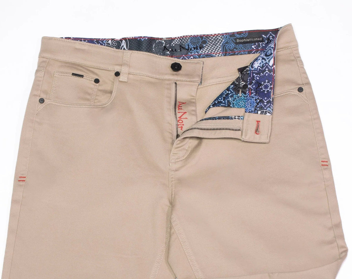 Pantalon sport extensible AU NOIR (BEIGE - 262762) MODÈLE: JOHNNY-SKC