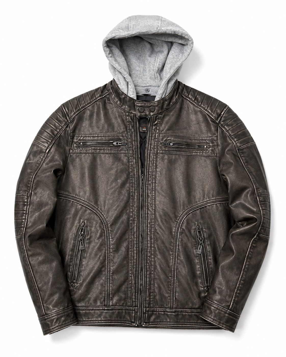 Manteau microcuir POINT ZERO (CHARCOAL - 262768) MODÈLE: 7668425