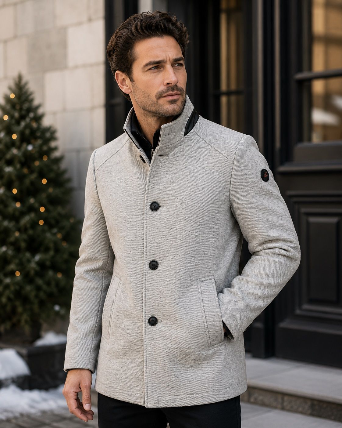 MANTEAU LAINAGES PLONGÉ (BEIGE - 262771) MODÈLE: 22049
