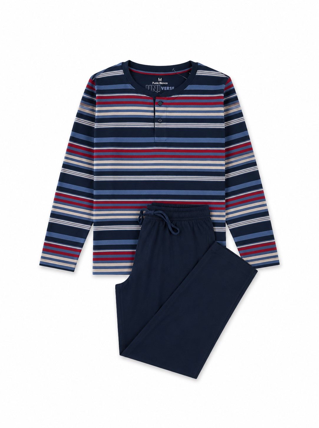 PYJAMAS MANCHES LONGUES PUNTO BLANCO (105-MARINE - 262789) MODÈLE: 3474970