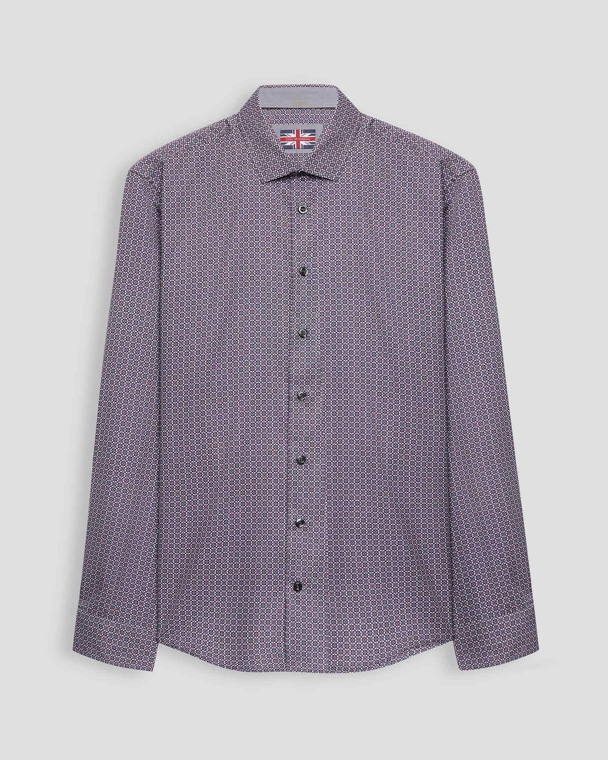 CHEMISE MANCHES LONGUES SOUL OF LONDON (504-BOURGOGNE - 262801) MODÈLE: SOSL262730