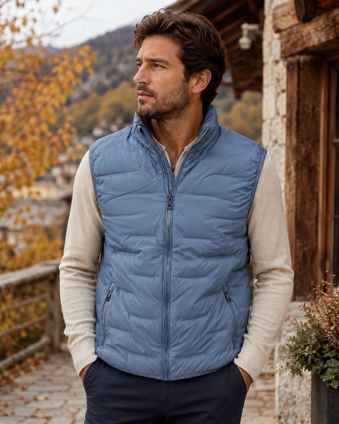 VESTE ULTRA LÉGER POINT ZERO (BLEU/GRIS - 262809) MODÈLE: 7768002