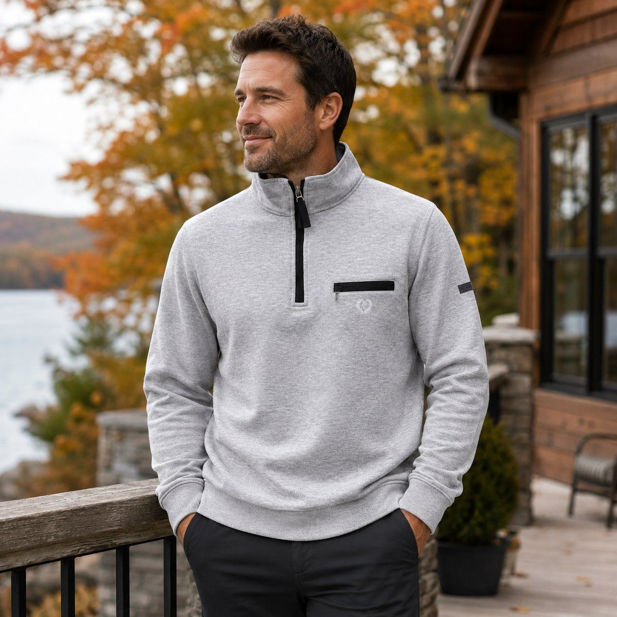 MOCK ZIP MONTE CARLO (61-GRIS - 262829) MODÈLE: 999-6905