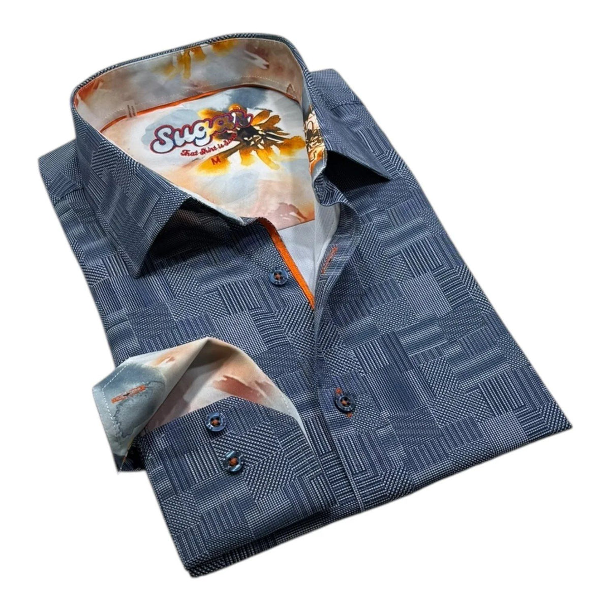 CHEMISE MANCHES LONGUES SUGAR (INDIGO - 262830) MODÈLE: CADENCE