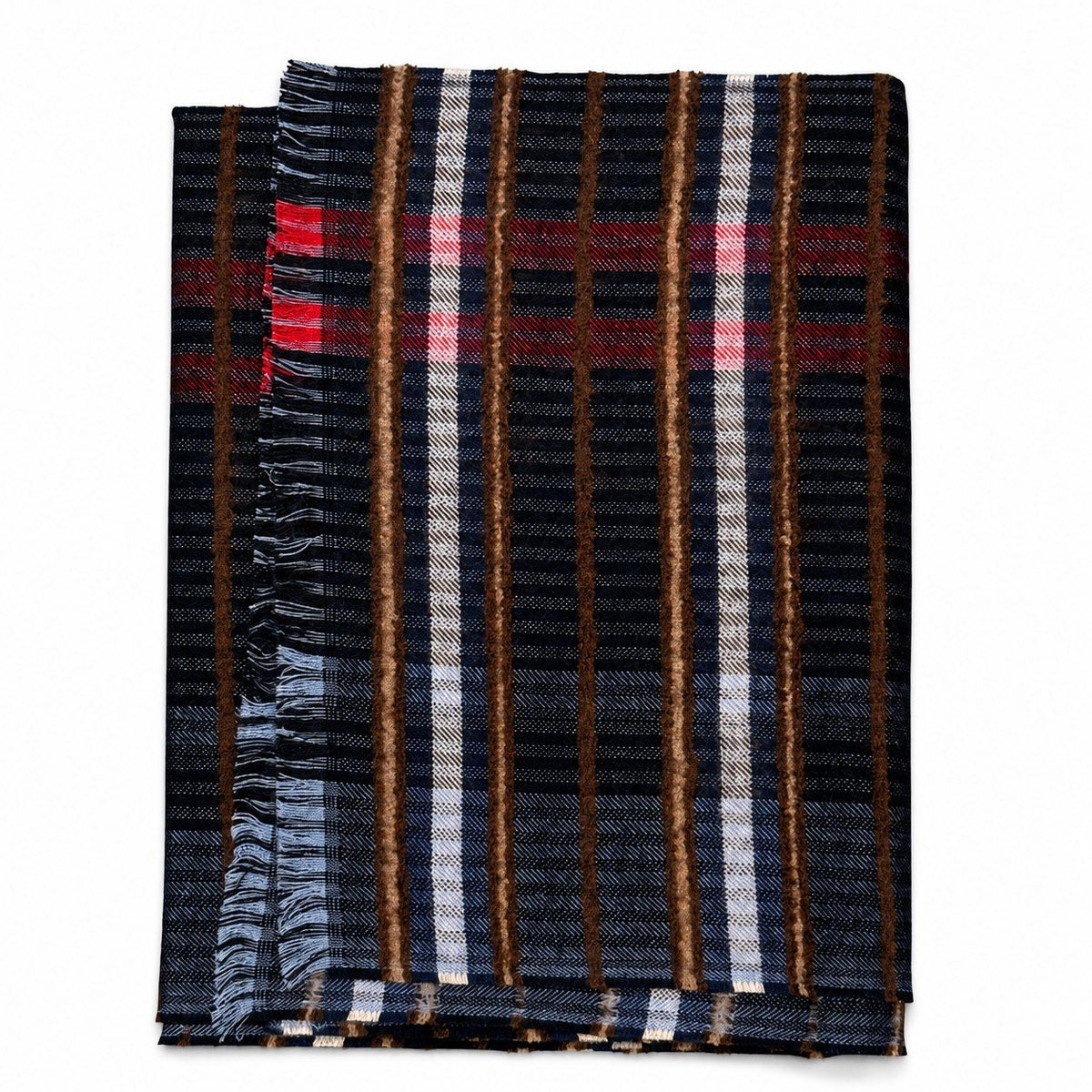 FOULARD SERICA (NAVY/TOBACCO - 262853) MODÈLE: SC242064