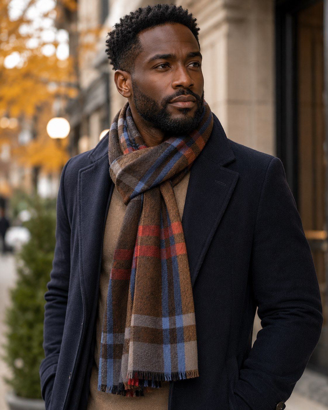 FOULARD SERICA (BRUN - 262854) MODÈLE: SC242063