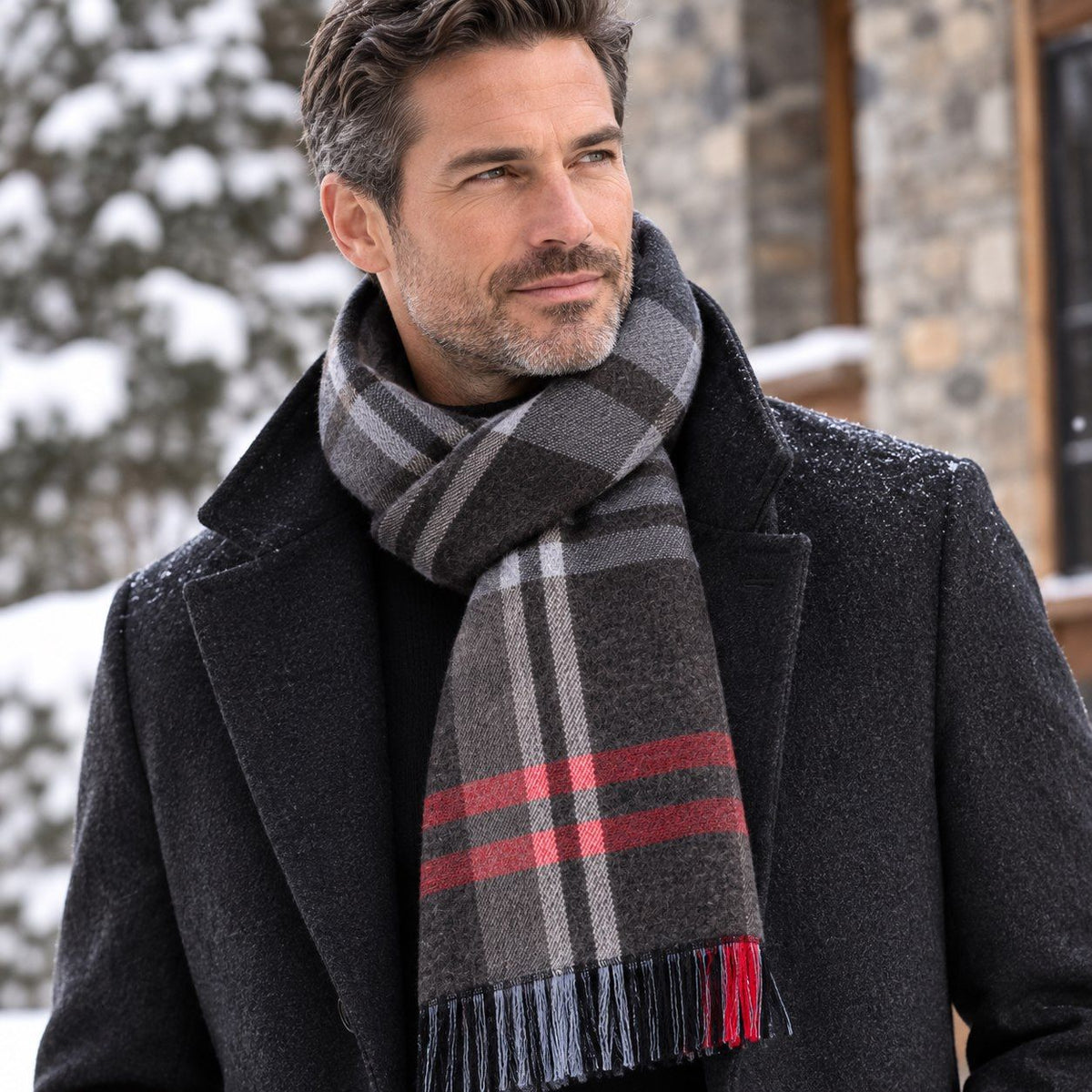 FOULARD SERICA (GRIS - 262856) MODÈLE: SC242062
