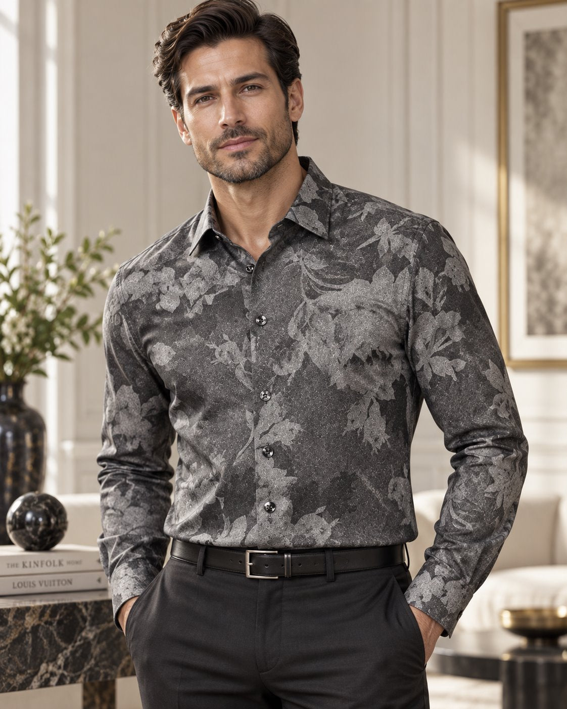 CHEMISE MANCHES LONGUES SERICA (99-NOIR - 262858) MODÈLE: CSP2669202