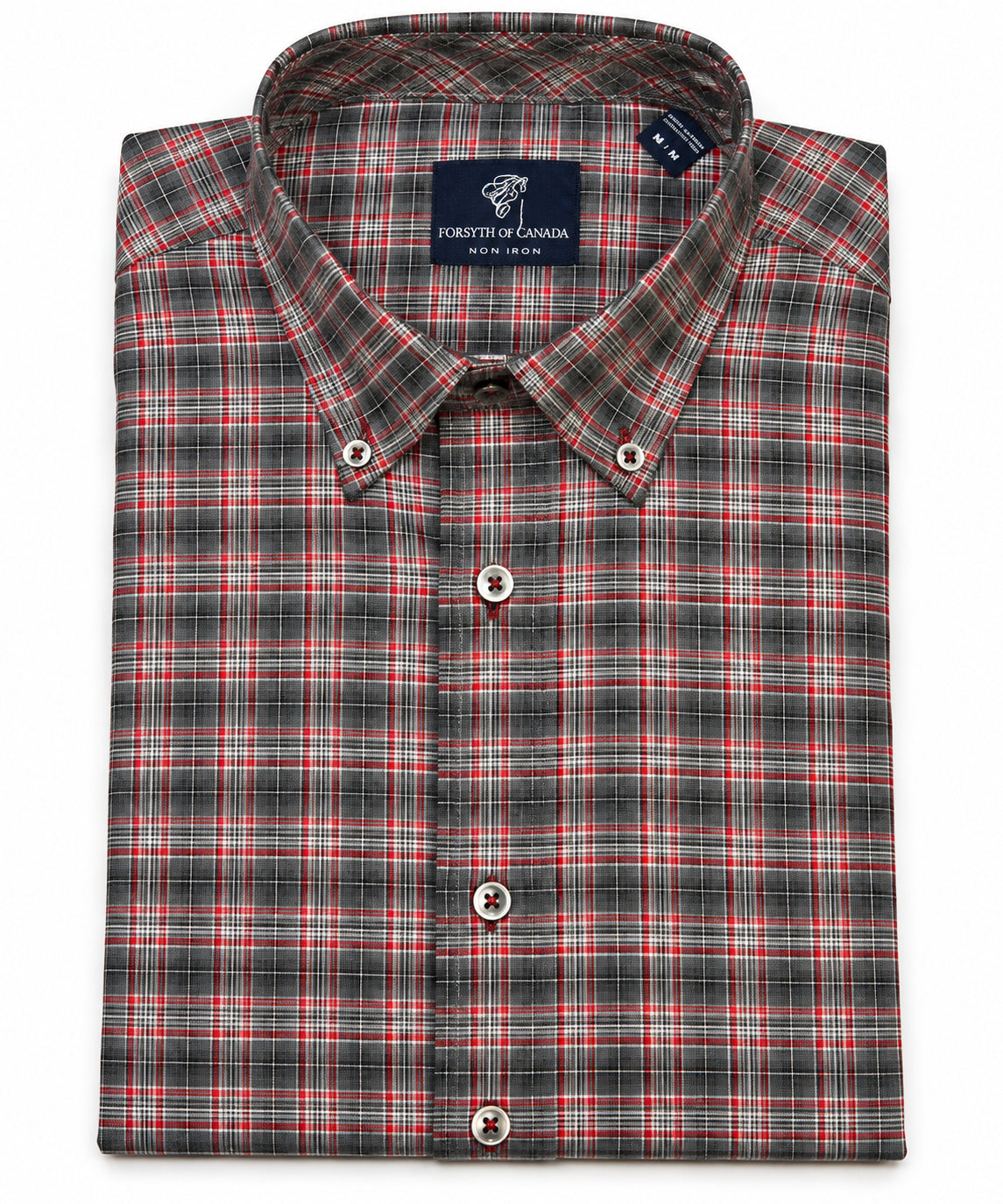 Chemise sport manches longues JOHN FORSYTH (ASH - 262863) MODÈLE: 9303L