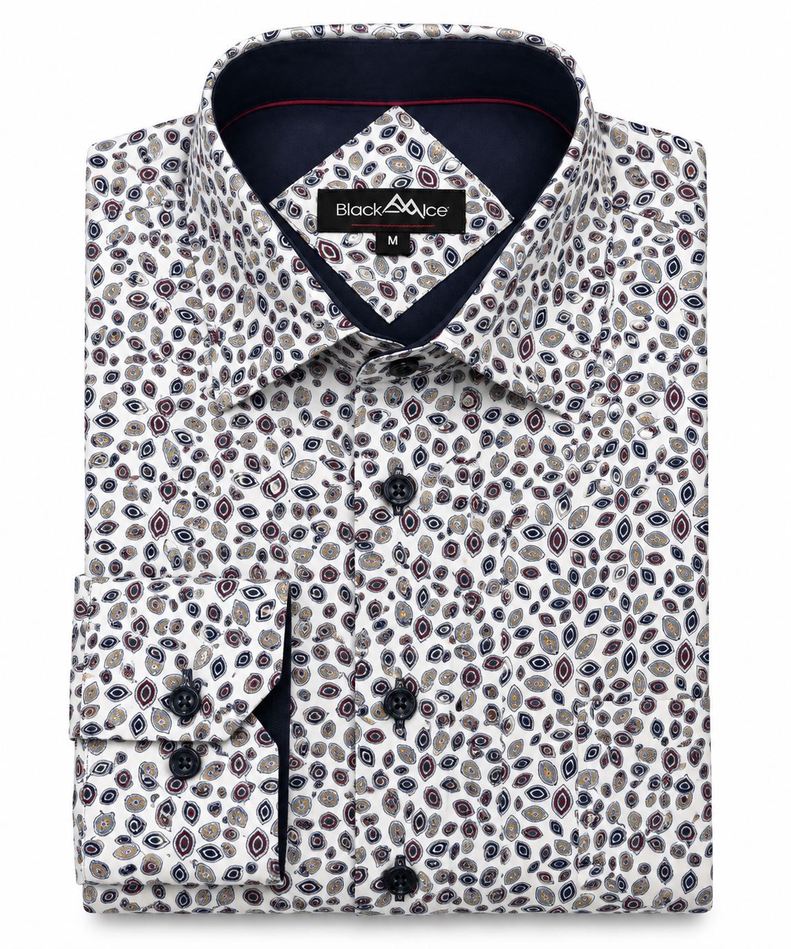 CHEMISE MANCHES LONGUES BLACK ICE (MARINE - 262903) MODÈLE: F26BIS4713