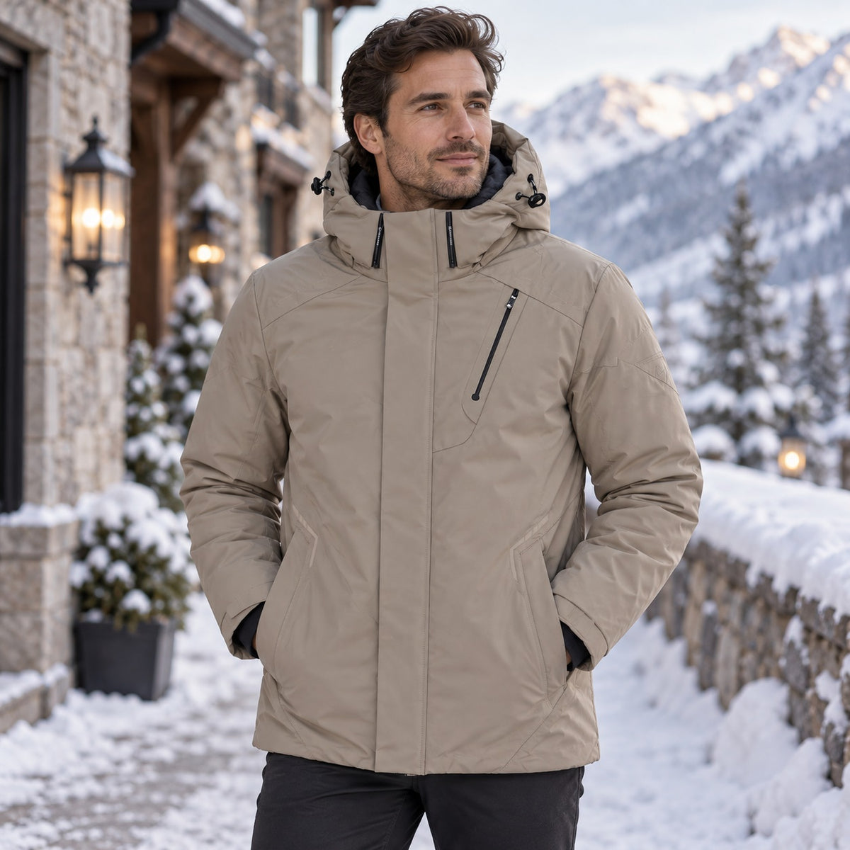 MANTEAU MICROFIBRE POINT ZERO (FOSIL - 262913) MODÈLE: 7768137