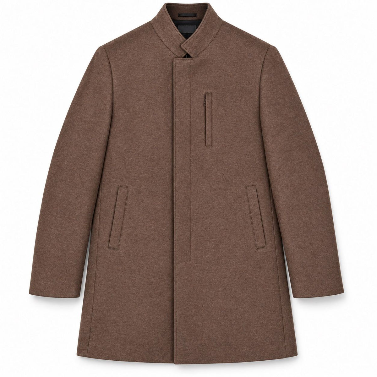 Manteau 3/4 en lainage LIEF HORSENS (NOIR - 262970) MODÈLE: C008-MARINO 2