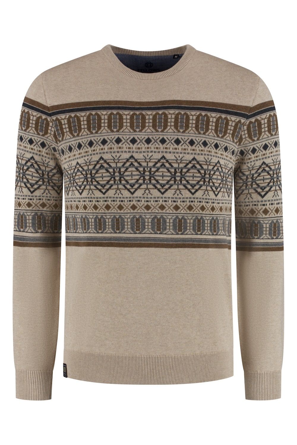 Chandail en tricot col rond FELLOWS UNITED (145-BRONZE - 262972) MODÈLE: 62-1109-145