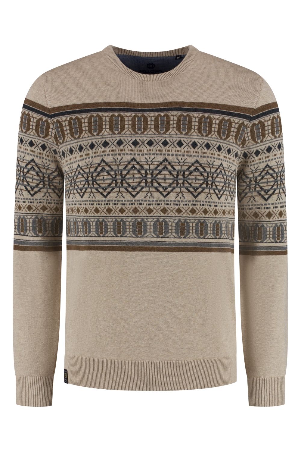 Chandail en tricot col rond FELLOWS UNITED (145-BRONZE - 262972) MODÈLE: 62-1109-145
