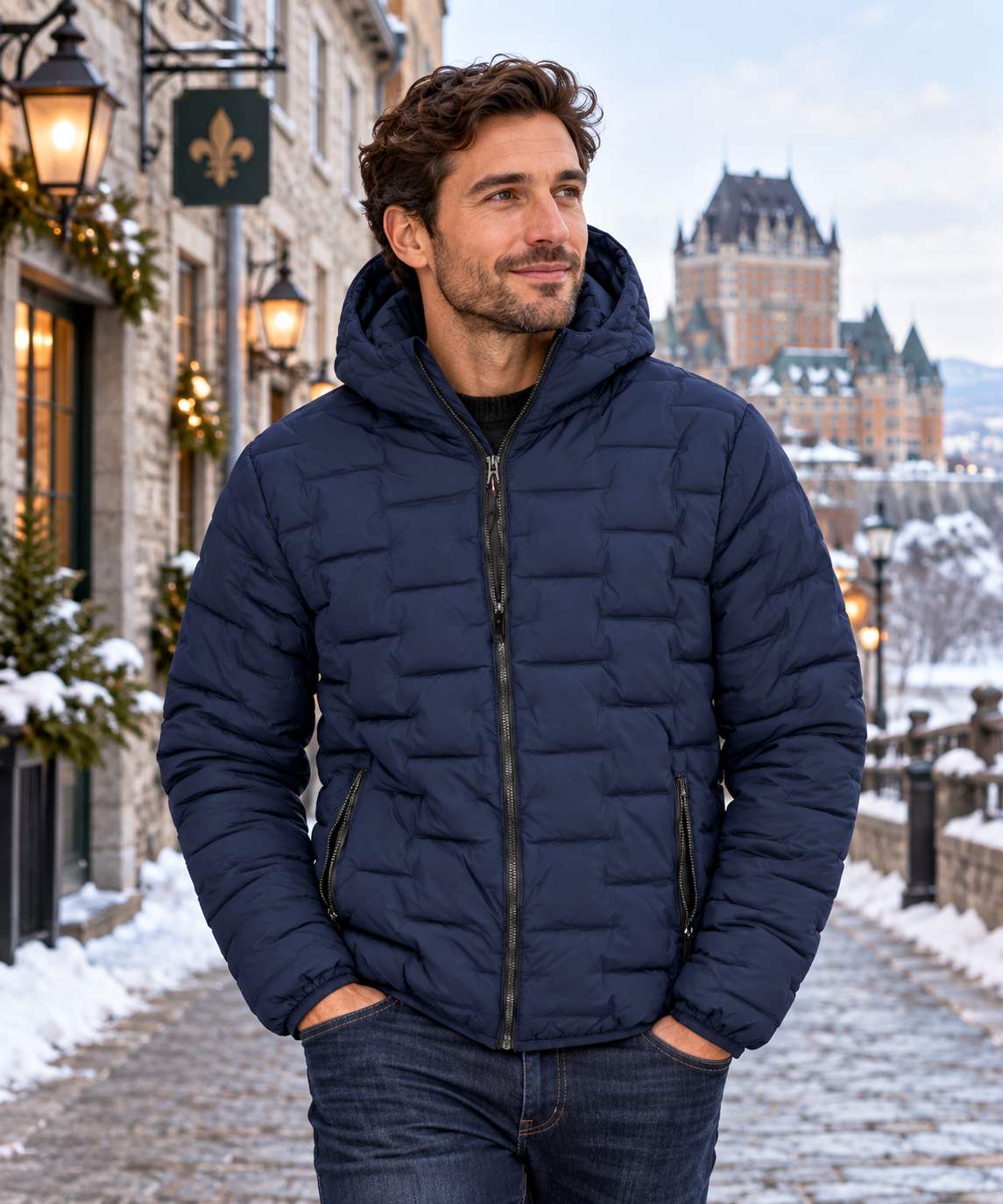 MANTEAU ULTRA LEGER POINT ZERO (MARINE - 262998) MODÈLE: 7768213
