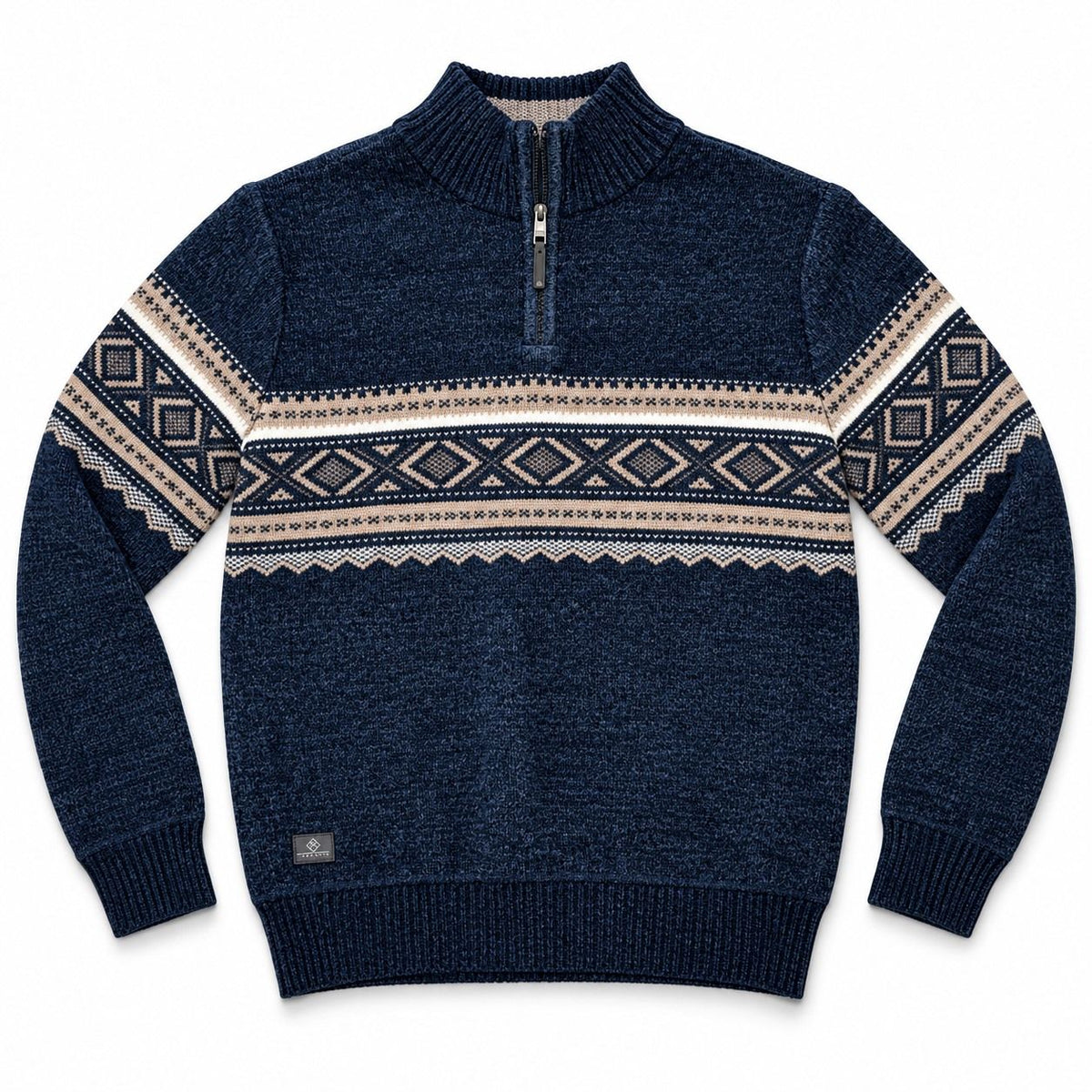 Chandail mock zip POINT ZERO (NUIT - 263018) MODÈLE: 7768651