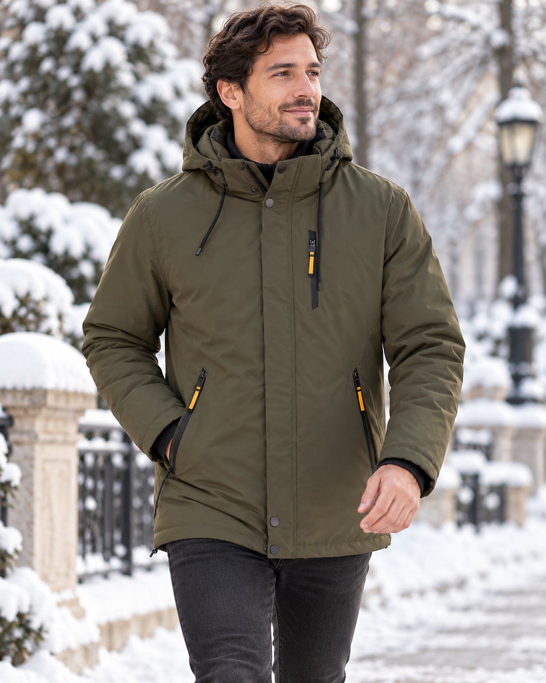 Manteau d'hiver 5/8 PLONGÉ (KHAKI - 263048) MODÈLE: 80650