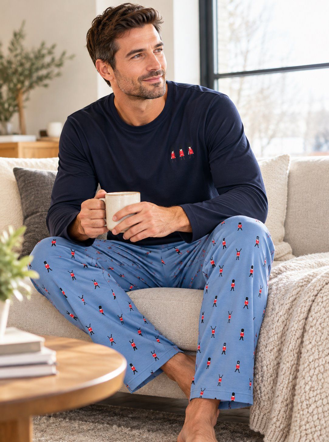 Pyjama jambes longues, manches longues YOU365 (BLEU - 263049) MODÈLE: LS892342